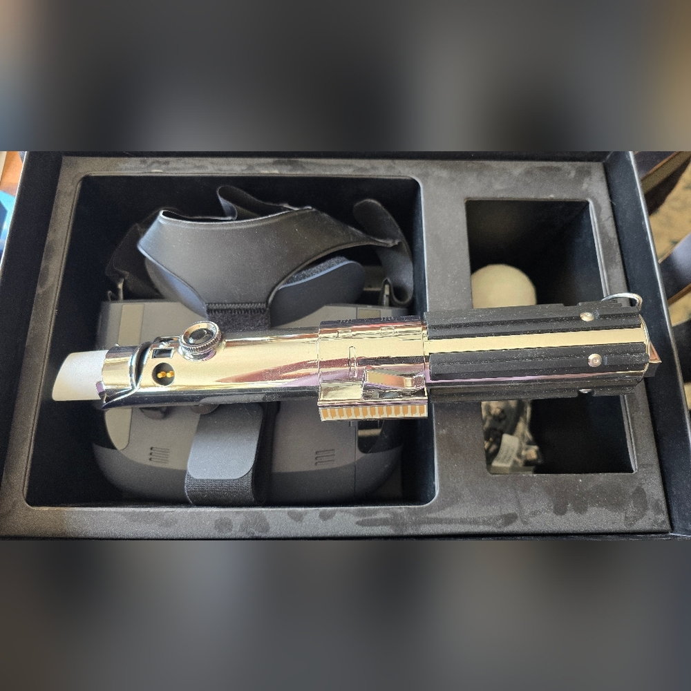 Silver and Black Lightsaber Replica